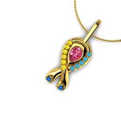 Beautiful Pendant with Bright, Fun Colors