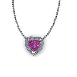 A Heart Full of Love [Purple] Pendant Necklace